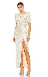 1 of 6 Mac Duggal 27014 Dress Cream