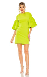 1 of 6 Mac Duggal 27031 Dress Chartreuse