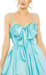 7 of 12 Mac Duggal 27040 Dress Ice-Blue