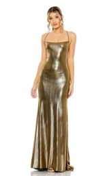 1 of 4 Mac Duggal 27061 Dress Antique-Bronze