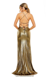 3 of 4 Mac Duggal 27061 Dress Antique-Bronze