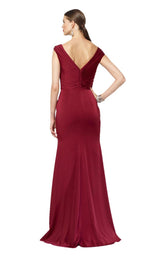 2 of 4 Alyce 27126 Burgundy