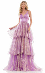 2 of 8 Colors Dress 2713 Dress Purple-gold