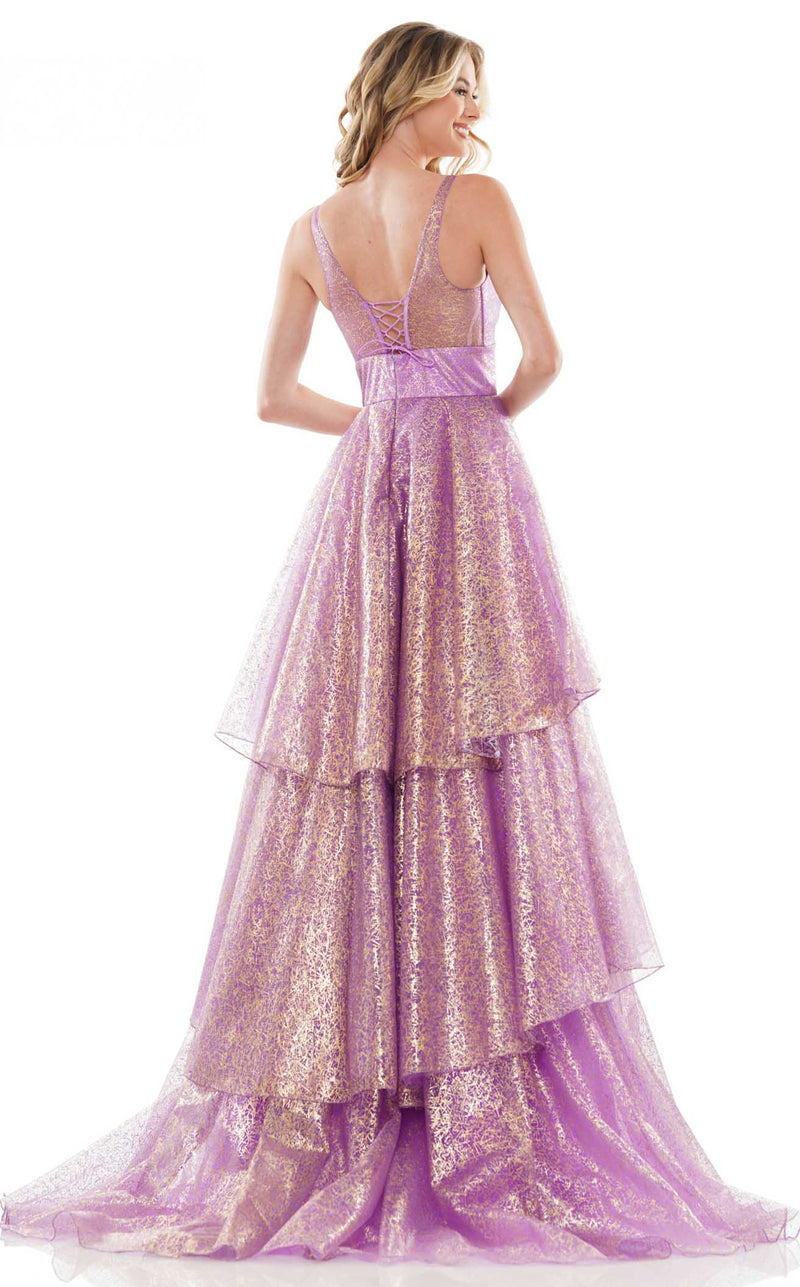 Colors Dress 2713 Dress Purple-gold