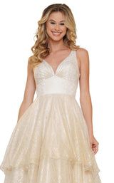 7 of 8 Colors Dress 2713 Dress White-gold