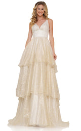 3 of 8 Colors Dress 2713 Dress White-gold