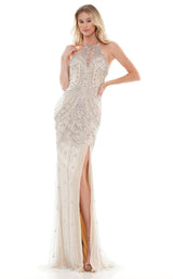 1 of 4 Colors Dress 2722 Dress Silver-nude