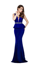 1 of 3 Jovani 27337 Cobalt