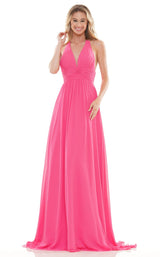 1 of 6 Colors Dress 2734 Dress Hot-pink
