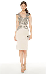 1 of 4 Alyce 27350 Dress Light-Taupe