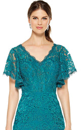 3 of 4 Alyce 27353 Dress Turkish-Blue