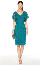 1 of 4 Alyce 27353 Dress Turkish-Blue