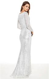 3 of 6 Alyce 27359 Dress Silver