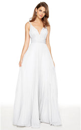 2 of 6 Alyce 27361 Dress Diamond-White