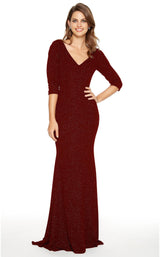 3 of 8 Alyce 27377 Dress Wine