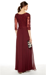 4 of 8 Alyce 27385 Dress Black-Cherry