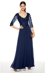 2 of 8 Alyce 27385 Dress Navy