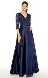 1 of 6 Alyce 27387 Dress Navy