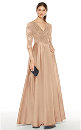 2 of 6 Alyce 27387 Dress Rose-Gold