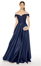2 of 6 Alyce 27393 Dress Navy