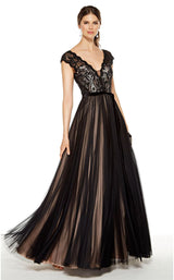 1 of 4 Alyce 27398 Dress Black-Rosewater
