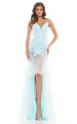 1 of 8 Colors Dress 2741 Dress Aqua