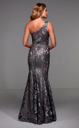 2 of 2 Alyce 27486 Dress Grey-Pink-Alabaster