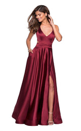 2 of 6 La Femme 27487 Deep Red