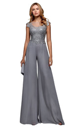 1 of 2 Alyce 27488 Jumpsuit Silver