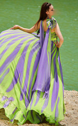 5 of 5 MNM Couture 2749 Pistachio-Purple