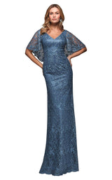 1 of 2 Alyce 27506 Dress Dark-French-Blue