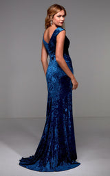 2 of 2 Alyce 27507 Dress Sapphire