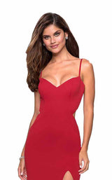 9 of 16 La Femme 27516 Deep Red