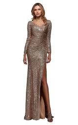 1 of 2 Alyce 27523 Dress Light-Gold