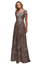1 of 2 Alyce 27525 Dress Shadow-Grey