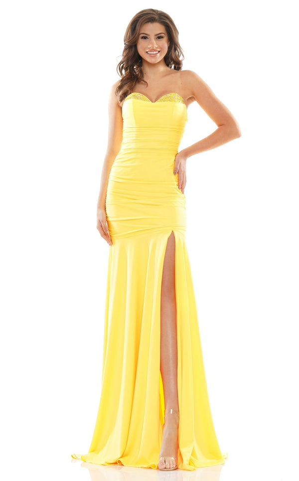 Colors Dress 2752 Dress Lemon