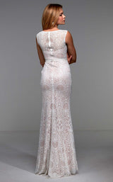 2 of 2 Alyce 27537 Dress Diamond-White-French-Pink