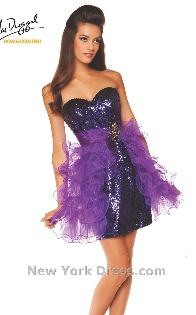 Mac Duggal 6443N Purple