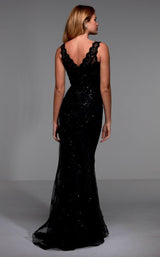 2 of 2 Alyce 27545 Dress Black-Graphite