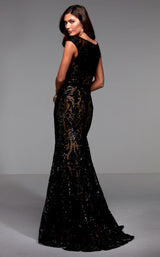 2 of 2 Alyce 27547 Dress Black-Sand