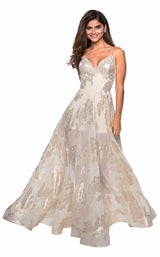 1 of 4 La Femme 27547 Ivory-Gold