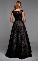 2 of 2 Alyce 27550 Dress Black-Rosewood