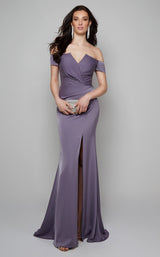 3 of 5 Alyce 27558 Dress Purple-Haze