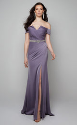 2 of 5 Alyce 27558 Dress Purple-Haze