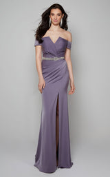 1 of 5 Alyce 27558 Dress Purple-Haze