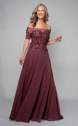 3 of 4 Alyce 27566 Dress Cassis