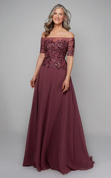 1 of 4 Alyce 27566 Dress Cassis