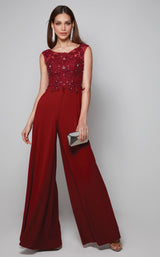 1 of 3 Alyce 27567 Jumpsuit Claret