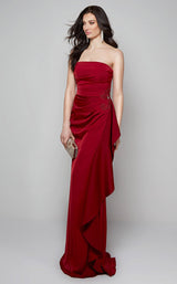 5 of 7 Alyce 27569 Dress Claret