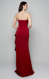 6 of 7 Alyce 27569 Dress Claret